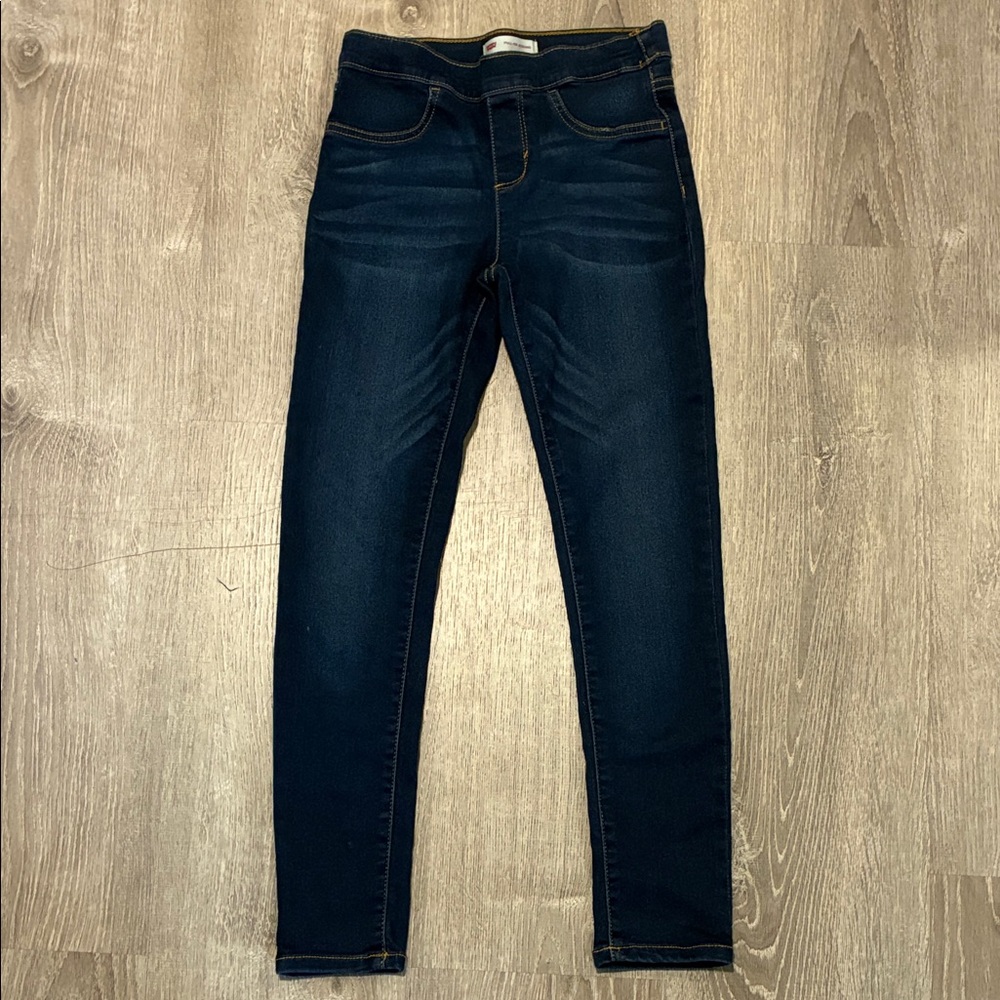 High-Rise Dark Indigo Skinny Jeans for Women